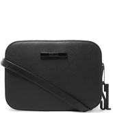 Bolsa Borracha Alça Transversal Preta -