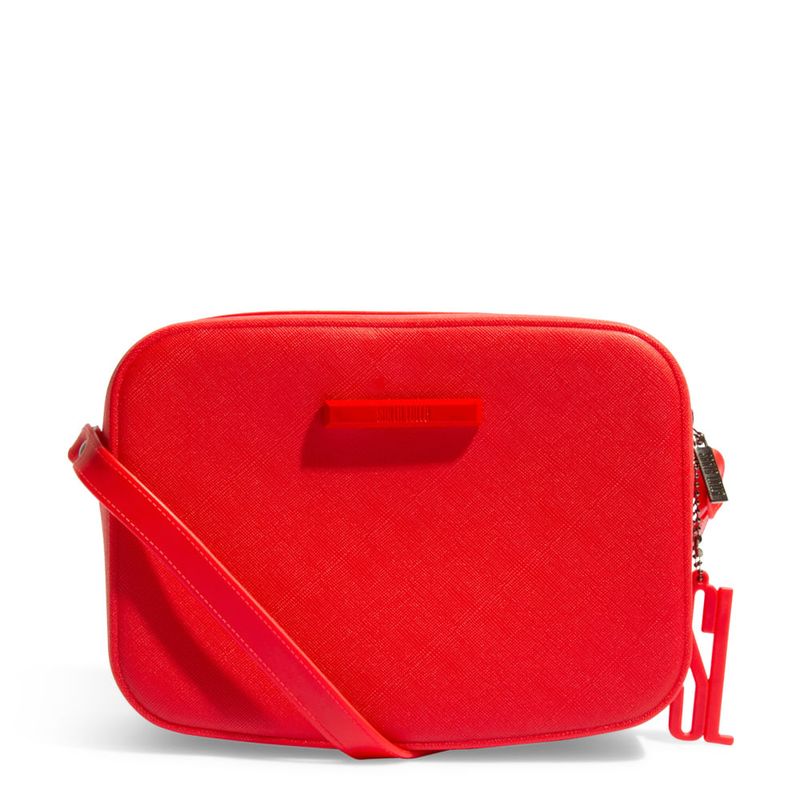 Bolsa Borracha Alça Transversal Preta -
