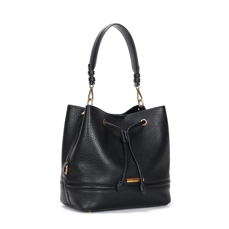 Bolsa Bucket Floater Preto Transversal -