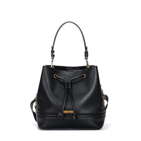 Bolsa Bucket Floater Preto Transversal -