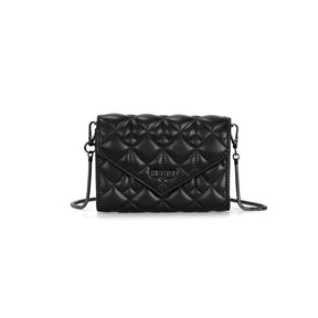 Bolsa Carteira Envelope Soft Preta Alça Transversal -