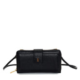 Bolsa Carteira Material Floater Preta Alça De Ombro -