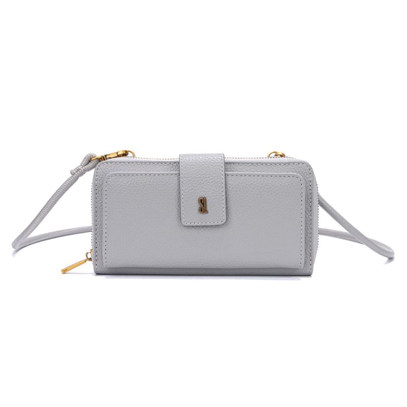 Bolsa Carteira Material Floater Preta Alça De Ombro -