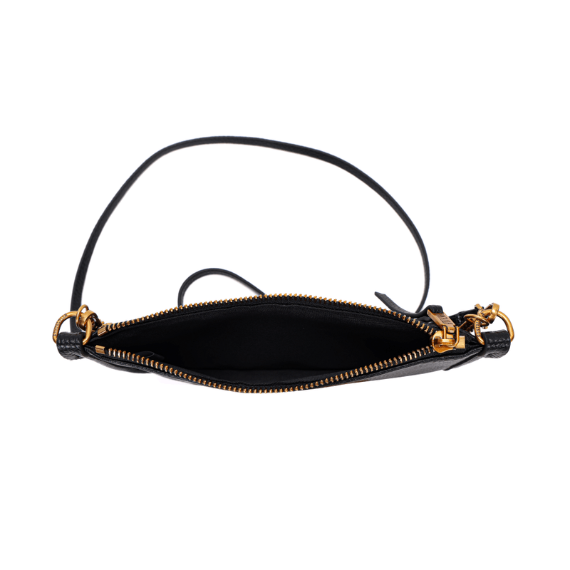 Bolsa Clutch Floater Preta Alça Corrente -