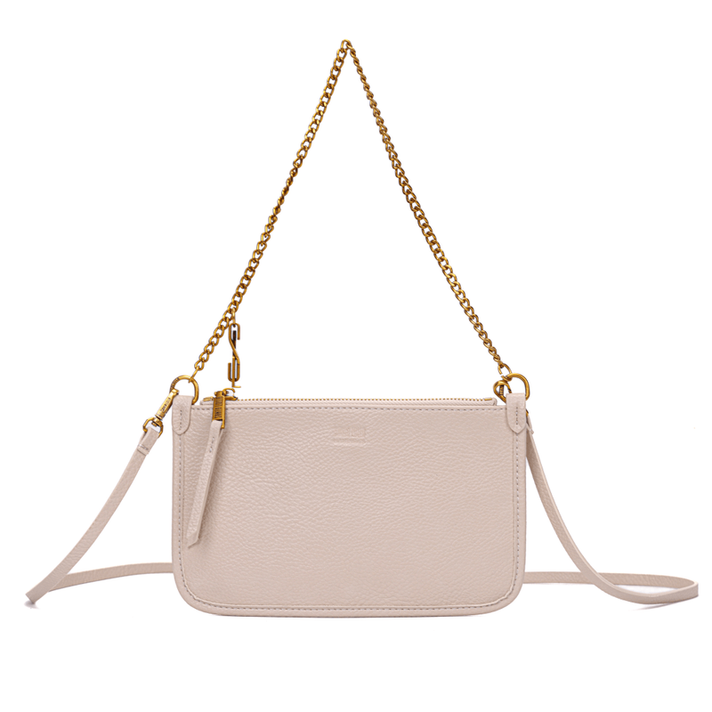 Bolsa Clutch Floater Preta Alça Corrente -