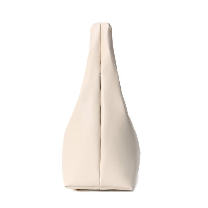Bolsa Hobo Soft Off White Alça De Ombro -