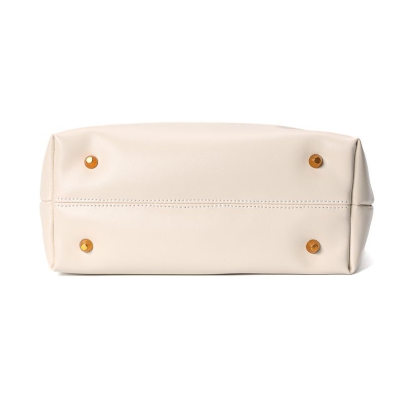 Bolsa Hobo Soft Off White Alça De Ombro -