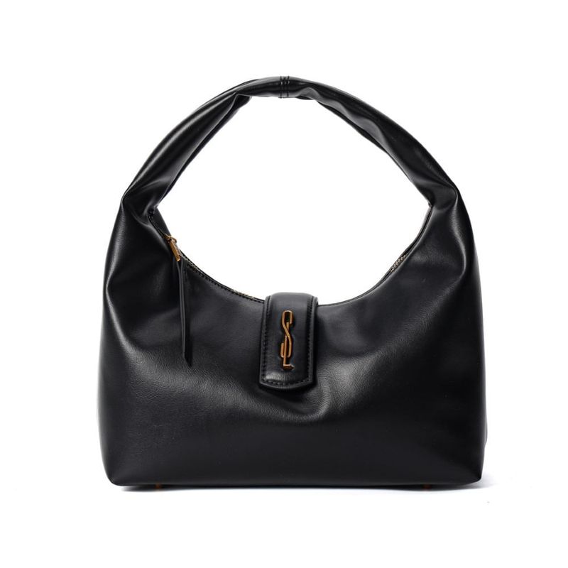 Bolsa Hobo Soft Off White Alça De Ombro -