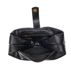 Bolsa Hobo Soft Preta Alça De Ombro -