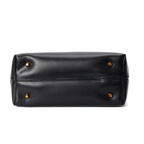 Bolsa Hobo Soft Preta Alça De Ombro -
