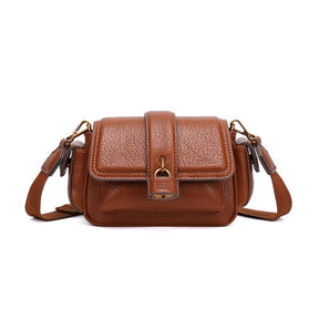 Bolsa Pequena Floater Marrom Safari Alça Transversal -