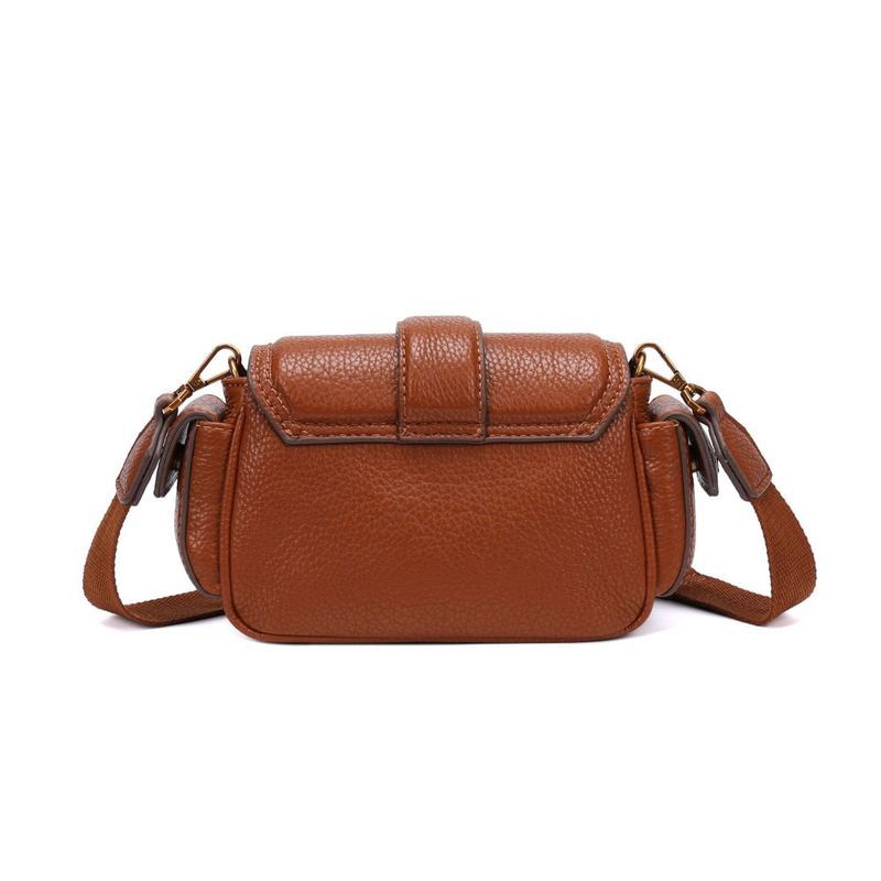 Bolsa Pequena Floater Marrom Safari Alça Transversal -