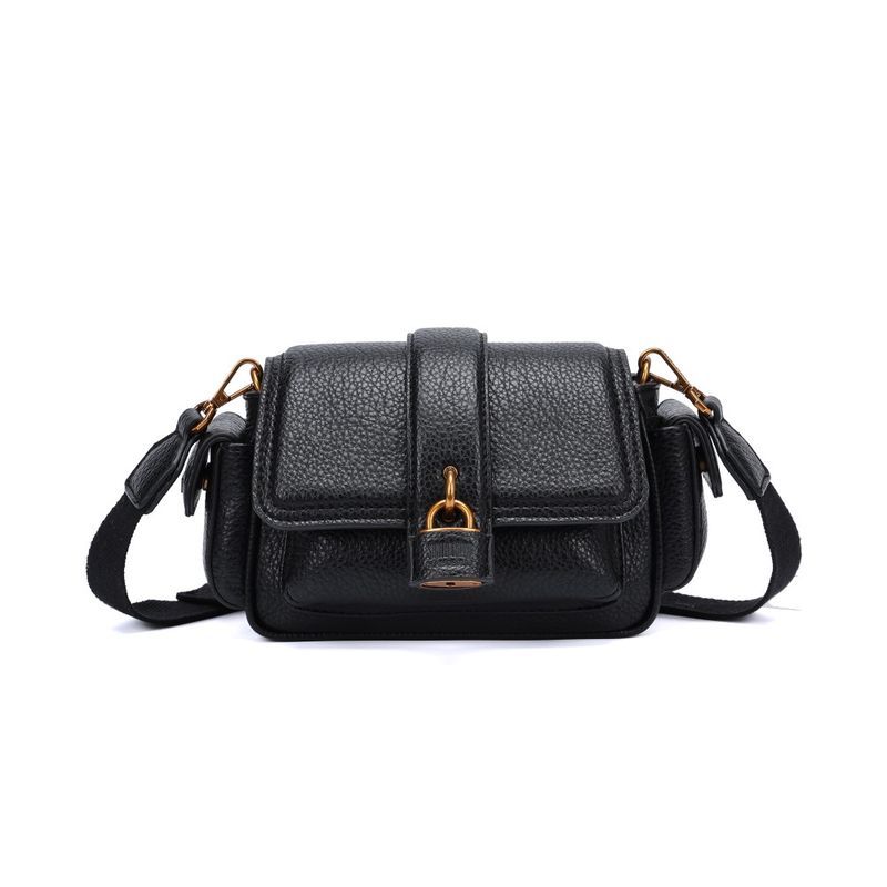 Bolsa Pequena Floater Preta Alça Transversal -