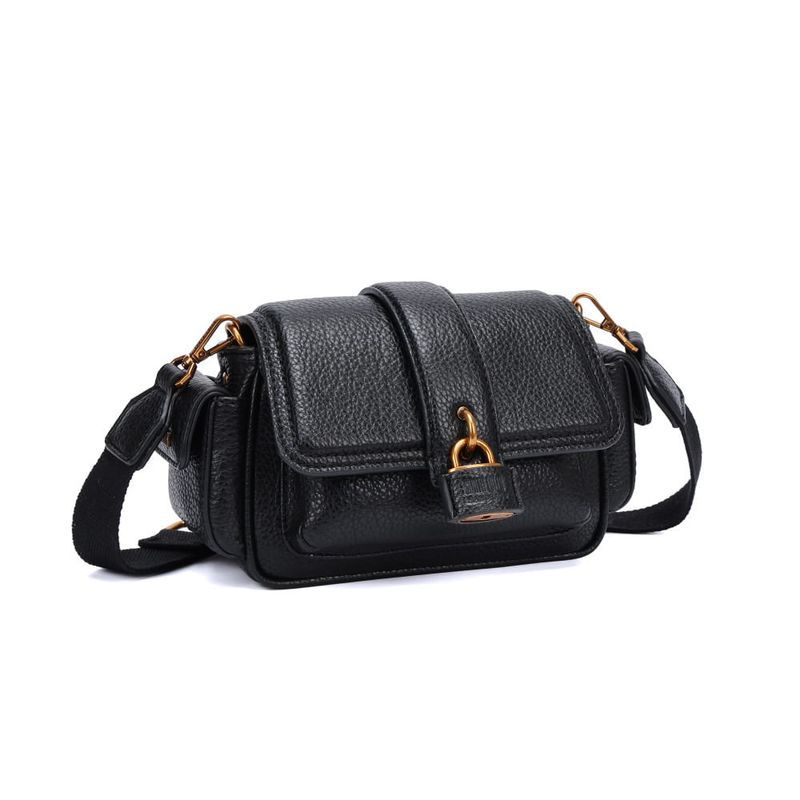 Bolsa Pequena Floater Preta Alça Transversal -