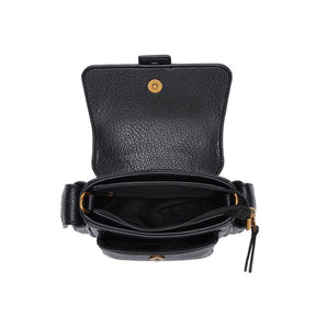 Bolsa Pequena Floater Preta Alça Transversal -