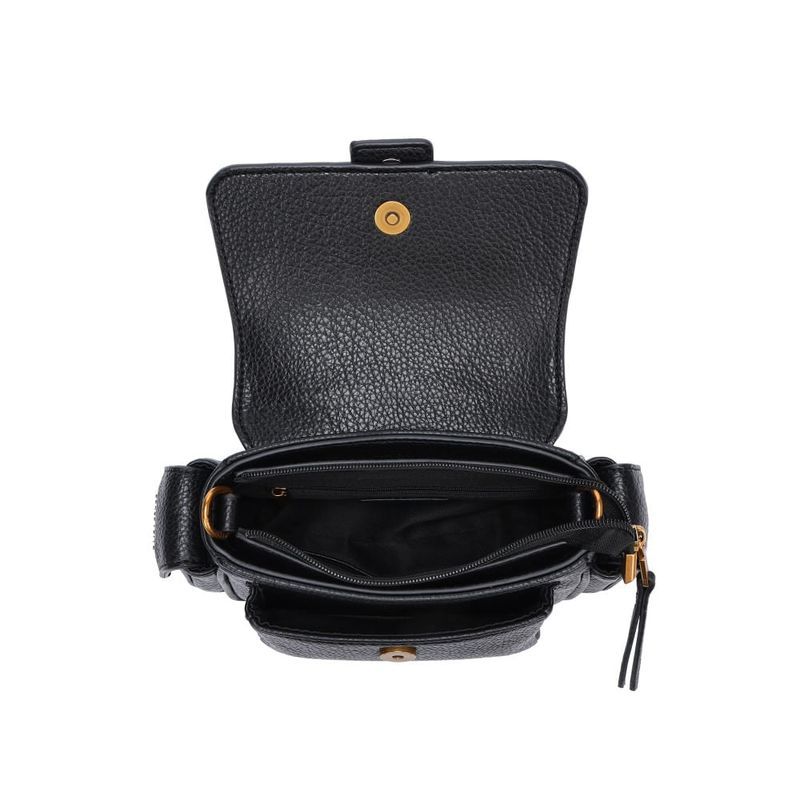 Bolsa Pequena Floater Preta Alça Transversal -