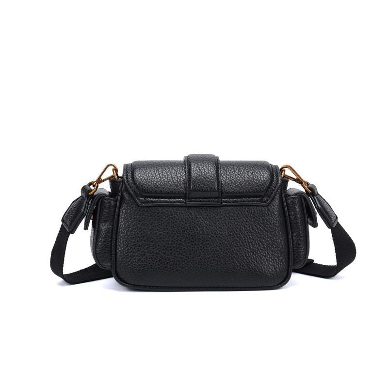 Bolsa Pequena Floater Preta Alça Transversal -