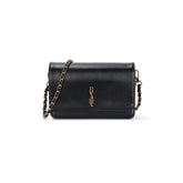 Bolsa Pequena Soft Preta Alça Transversal -