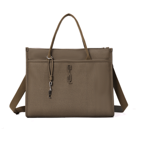 Bolsa Shopper Canvas Preta Duas Alças -