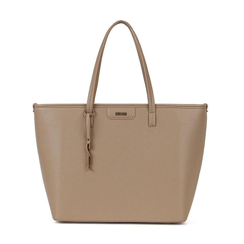 Bolsa Shopper Floater Preta Pesponto Branco -