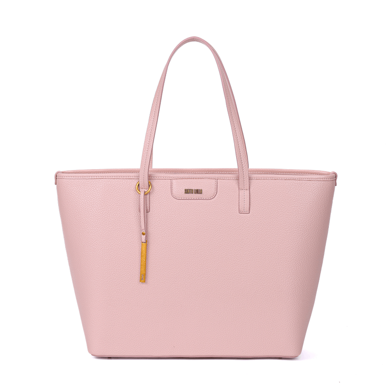 Bolsa Shopper Floater Preta Pesponto Branco -