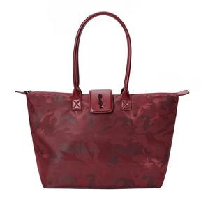 Bolsa Shopper Nylon Verde Forest Alça De Ombro -
