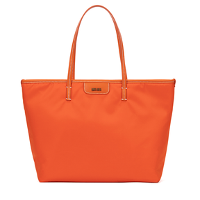 Bolsa Shopper Nylon Vermelho Ruby Alça De Ombro -