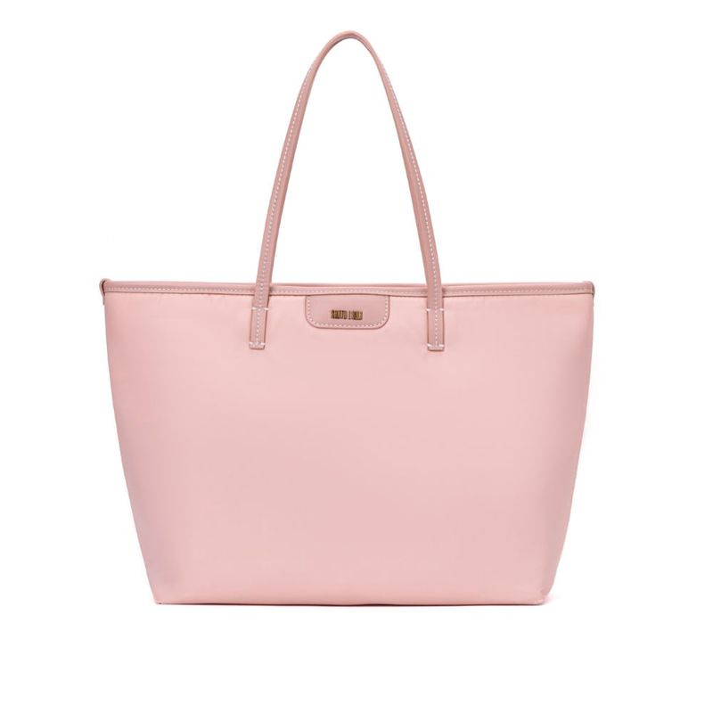 Bolsa Shopper Nylon Vermelho Ruby Alça De Ombro -