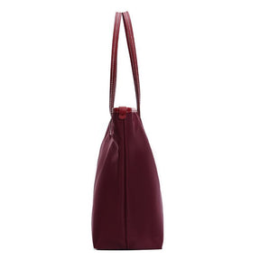 Bolsa Shopper Nylon Vermelho Ruby Alça De Ombro -