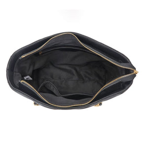 Bolsa Shopper Preta Matelassê Alça De Ombro -