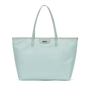 Bolsa Shopper Universitária Grande De Nylon Verde -