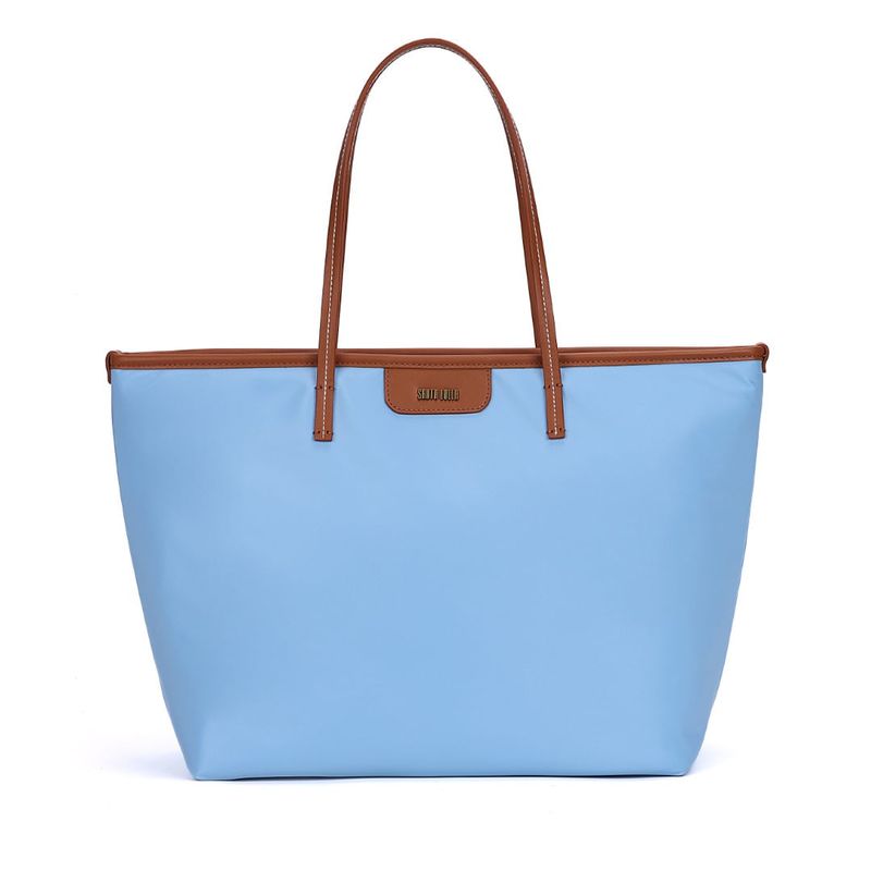 Bolsa Shopper Universitária Grande De Nylon Verde -