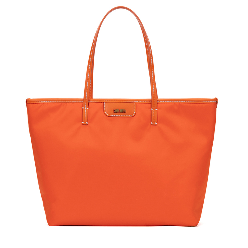 Bolsa Shopper Universitária Grande De Nylon Verde -