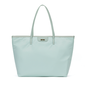 Bolsa Shopper Universitária Grande De Nylon Verde -