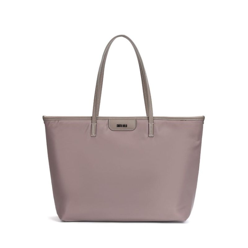 Bolsa Shopper Universitária Grande De Nylon Verde -