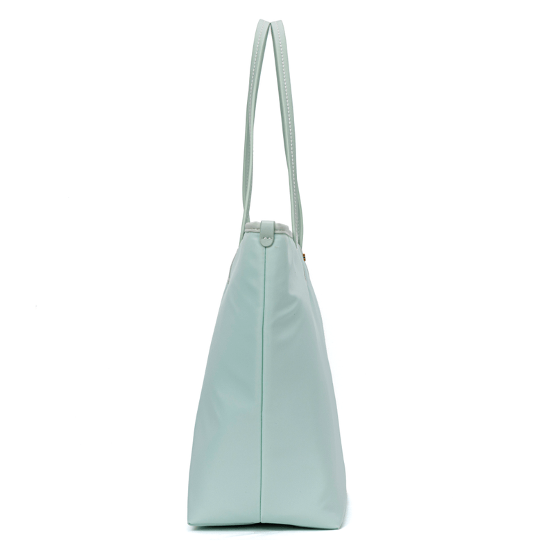 Bolsa Shopper Universitária Grande De Nylon Verde -