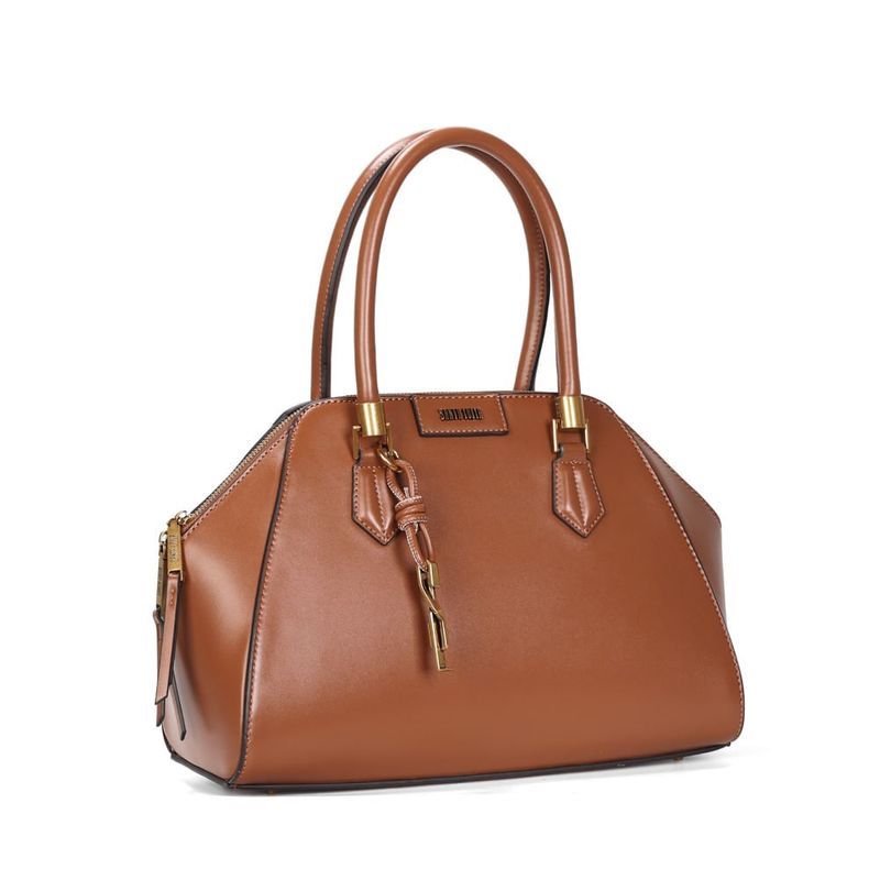 Bolsa Soft Marrom Safari Alça Dupla -