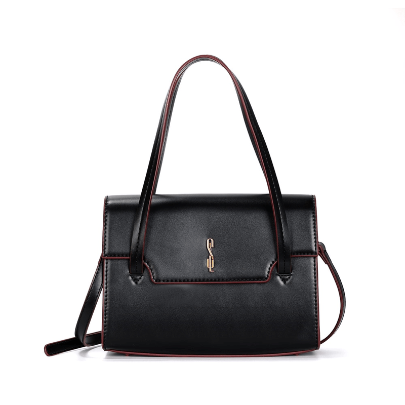 Bolsa Soft Preta Alça Dupla -