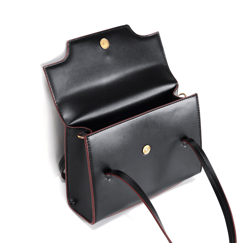 Bolsa Soft Preta Alça Dupla -