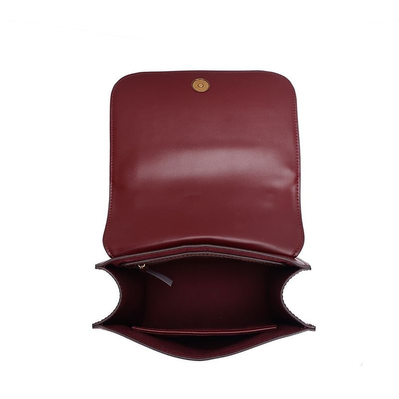 Bolsa Soft Vermelho Ruby Alça De Ombro -