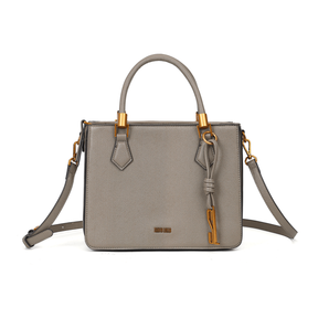 Bolsa Tote Risco Marrom Duas Alças -
