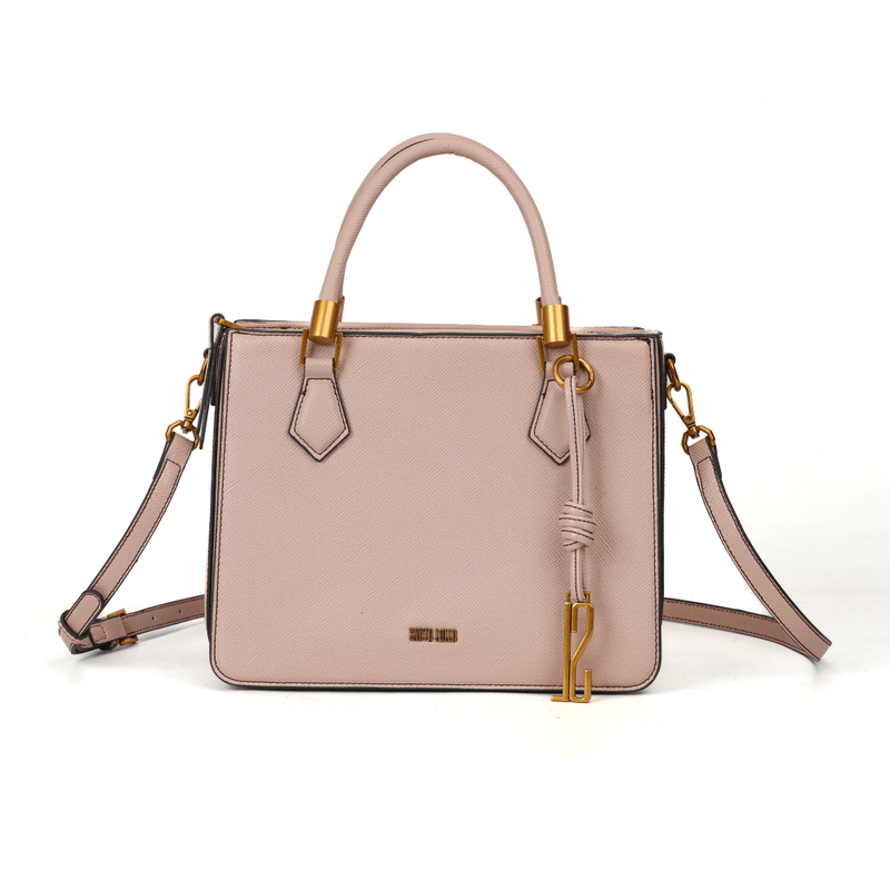 Bolsa Tote Risco Marrom Duas Alças -