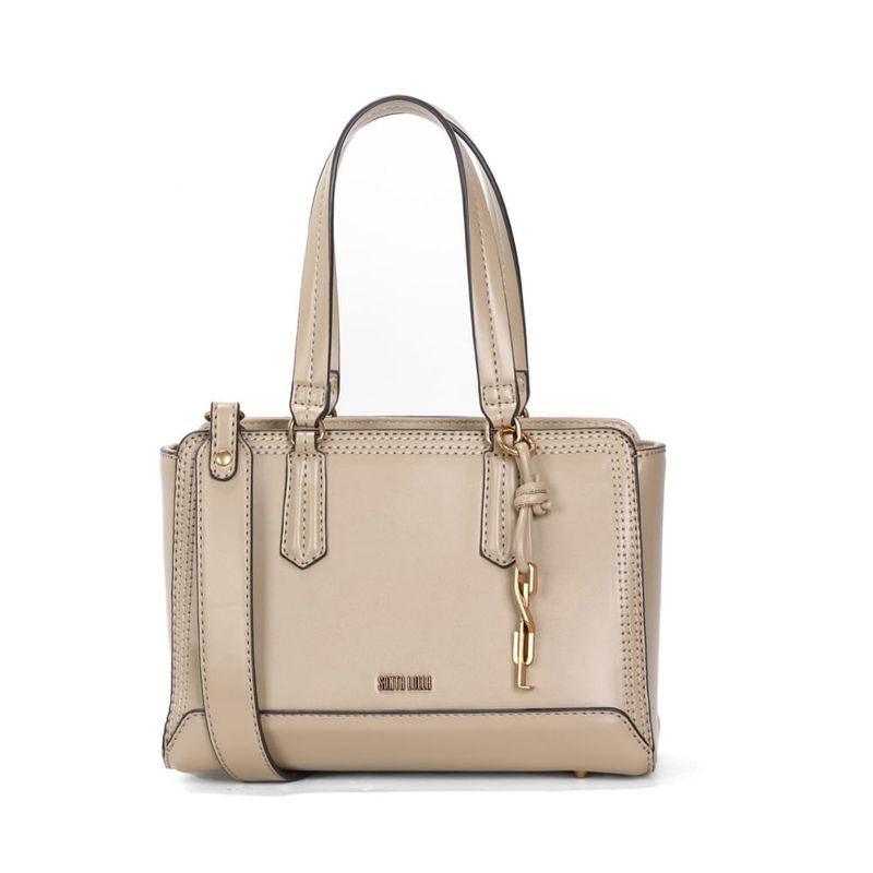 Bolsa Tote Soft Marrom Duas Alças -