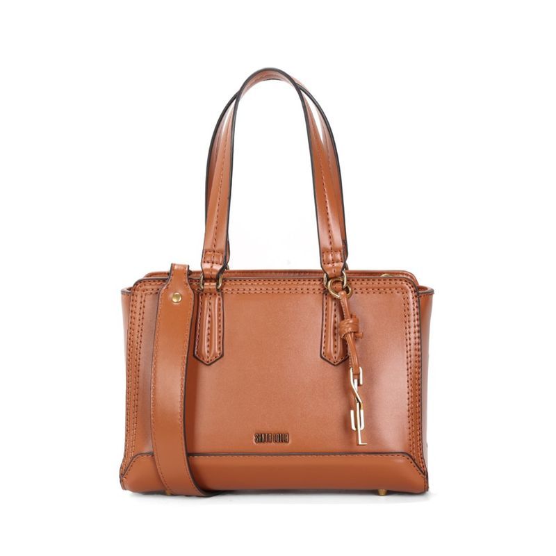 Bolsa Tote Soft Marrom Duas Alças -
