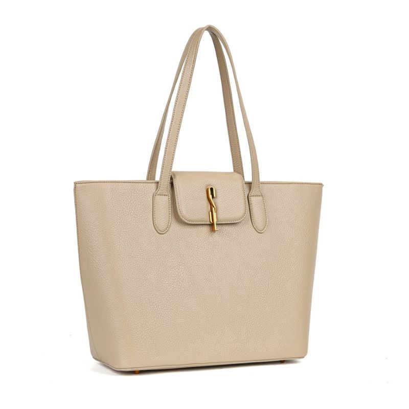 Bolsa shopper grande floater bege Claro -