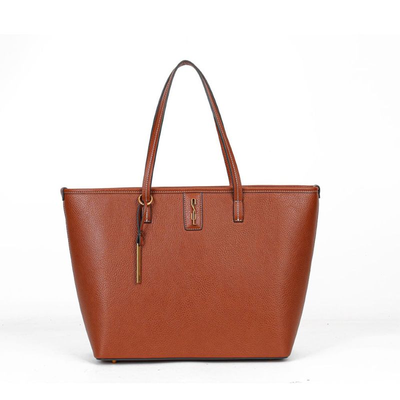 Bolsa shopper grande floater marrom taupe -