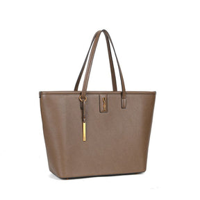 Bolsa shopper grande floater marrom taupe -