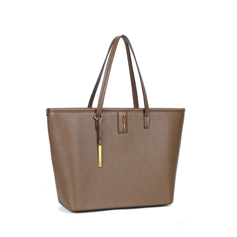 Bolsa shopper grande floater marrom taupe -