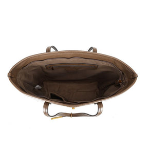 Bolsa shopper grande floater marrom taupe -