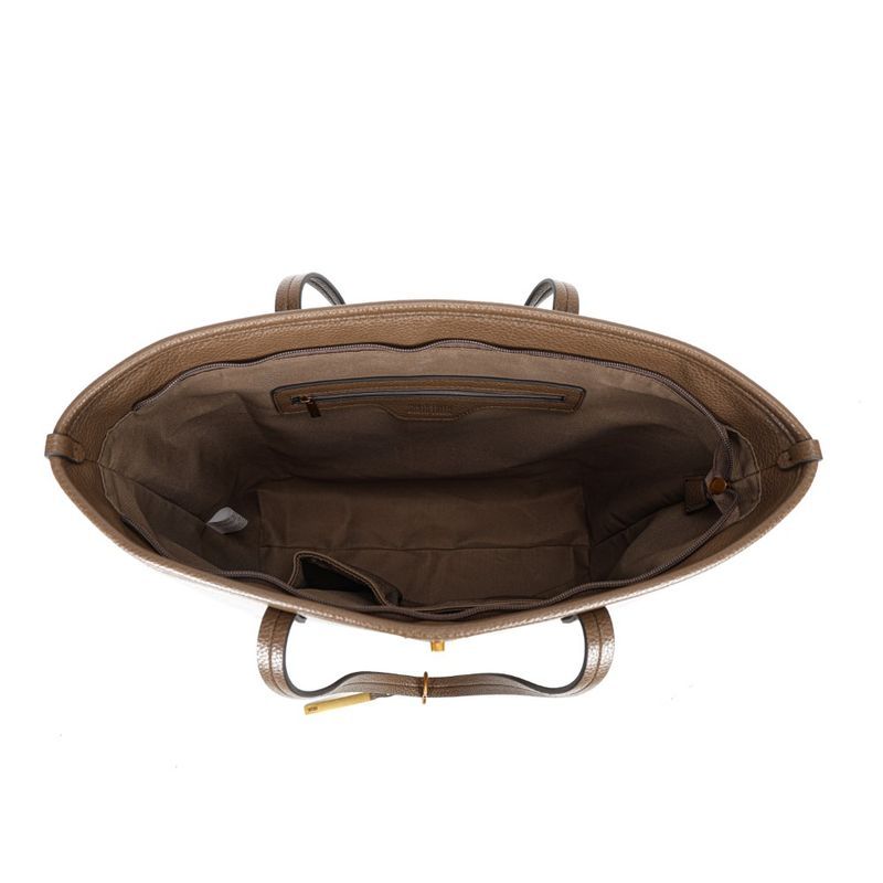 Bolsa shopper grande floater marrom taupe -
